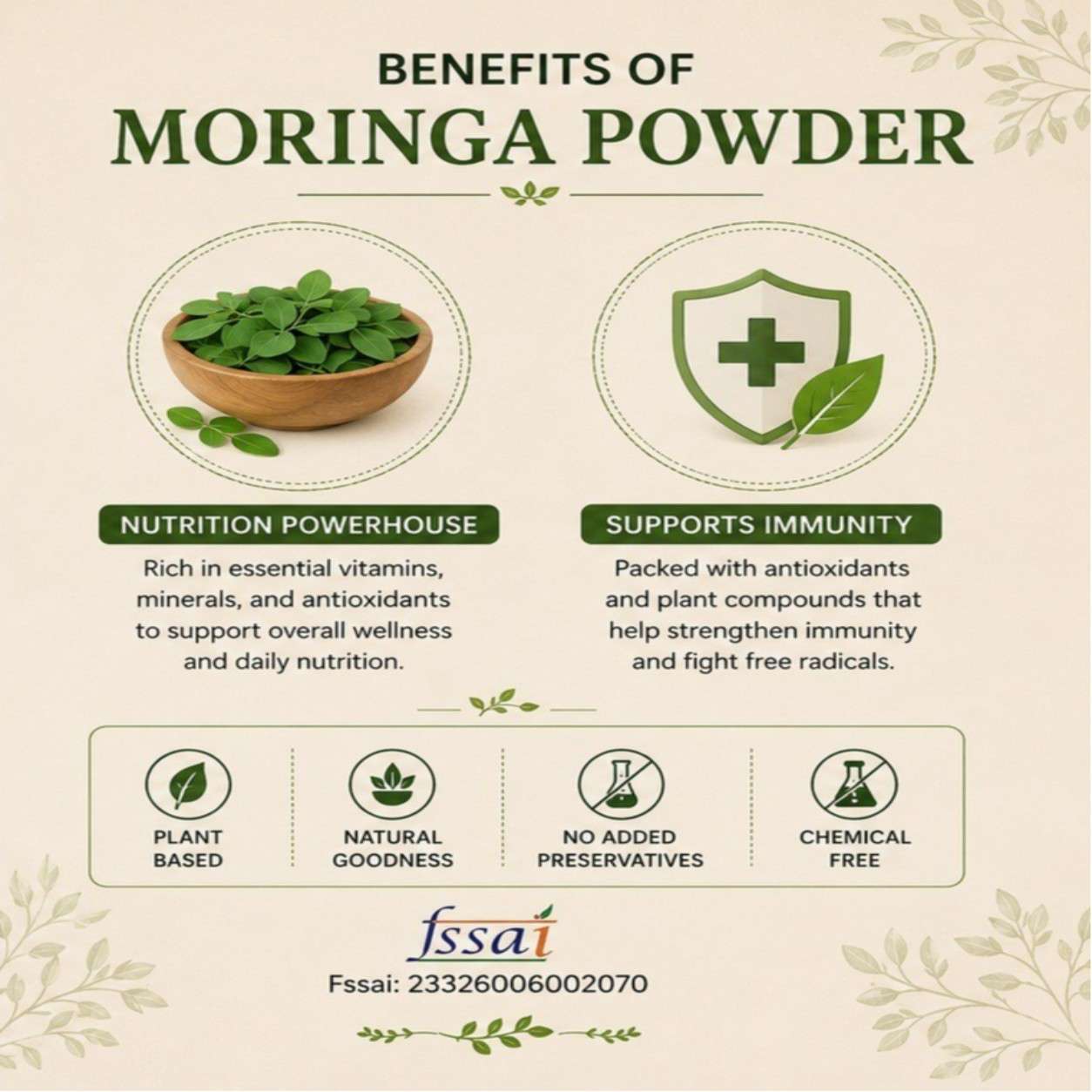 Stone Moringa Powder