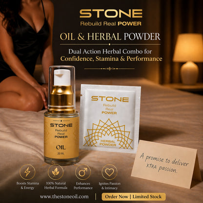 Stone Oil + Stone Powder Combo Pack